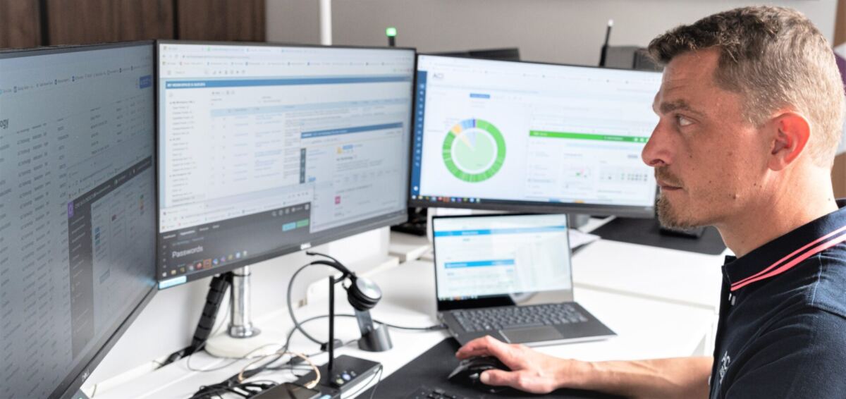 photo d'un administrateur expert en infogérance de chez ACI Technology