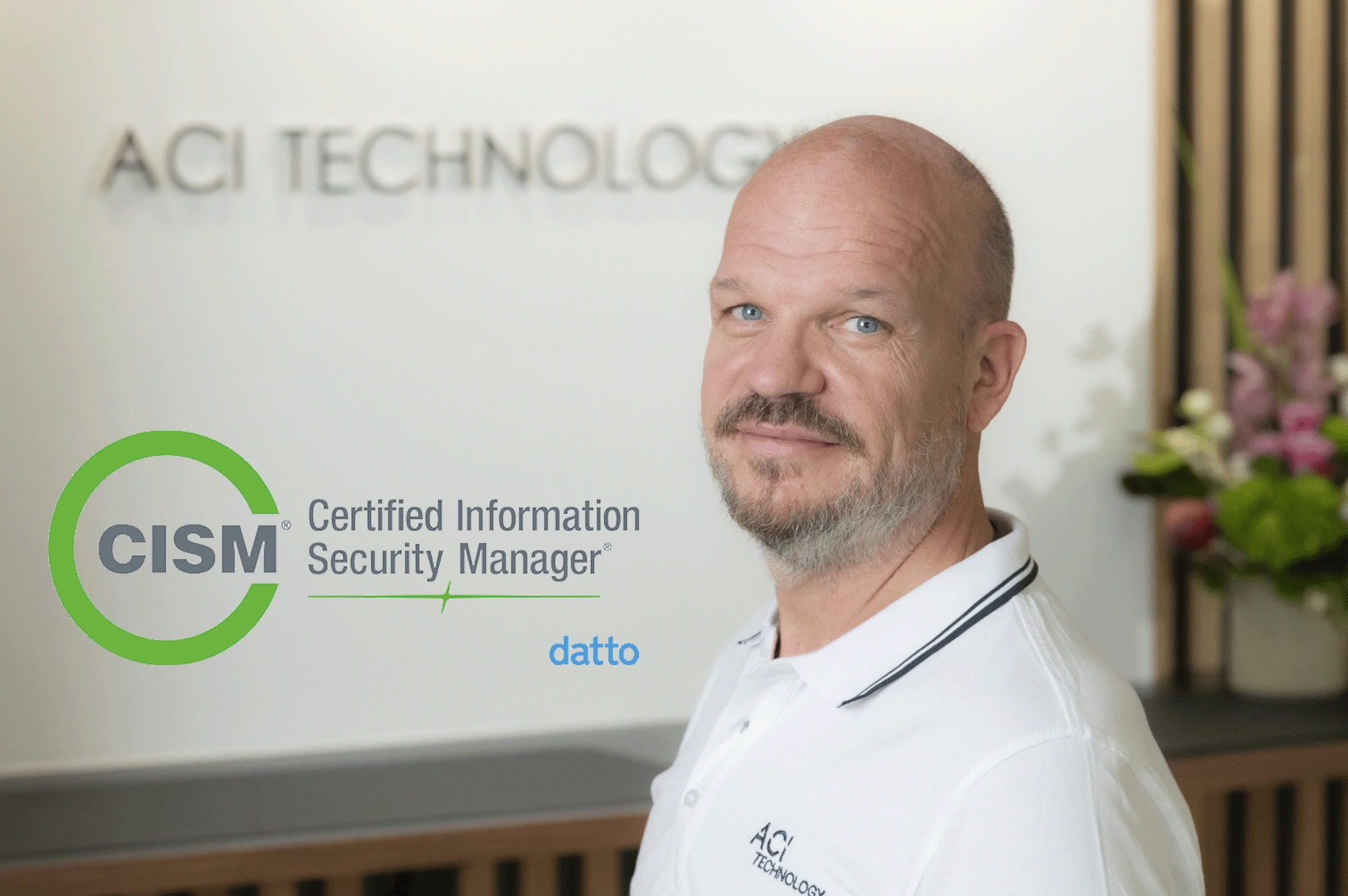 Expert ACI Technology certifié CISM (Certified Information Security Manager) en cybersécurité et infogérance