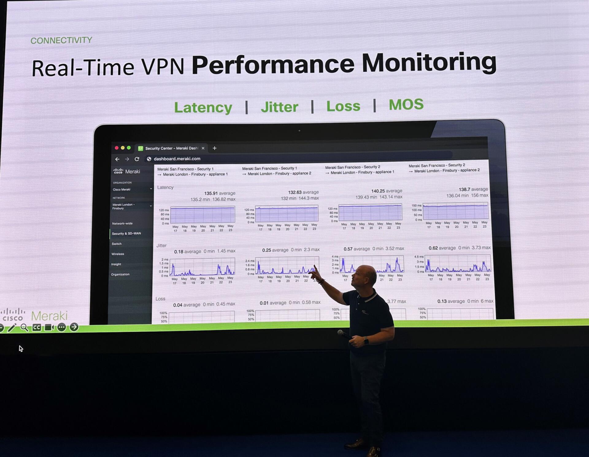 Conférence Cisco Meraki cyrille jeunehomme d'aci technology explique les fondamentaux du wifi