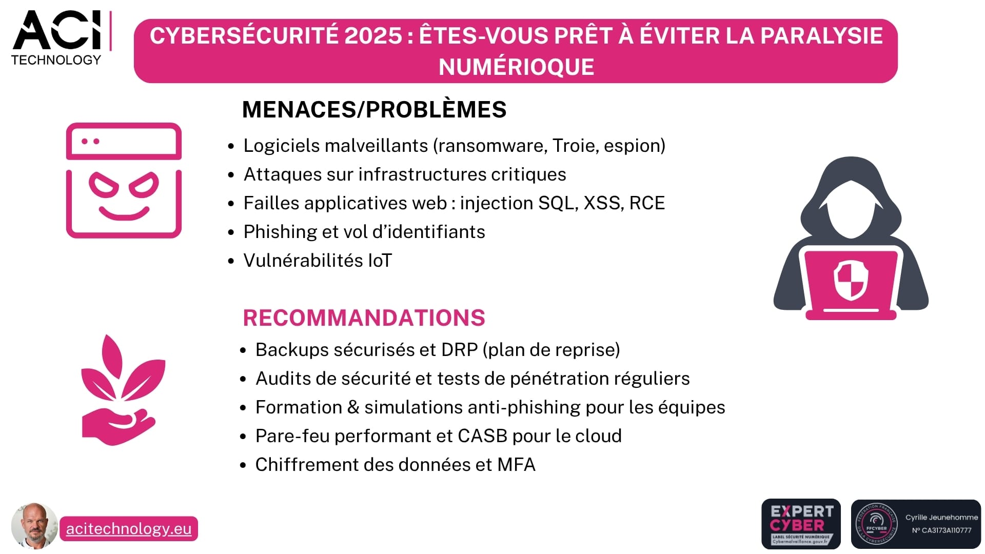 ACI Technology expert infogérance et maintenance informatique-Voici les 5 menaces les plus inquiétantes du moment à ne surtout pas sous-estimer