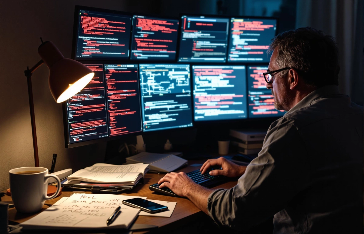 Freelance en cybersécurité dépassé, face à une attaque informatique dans une PME