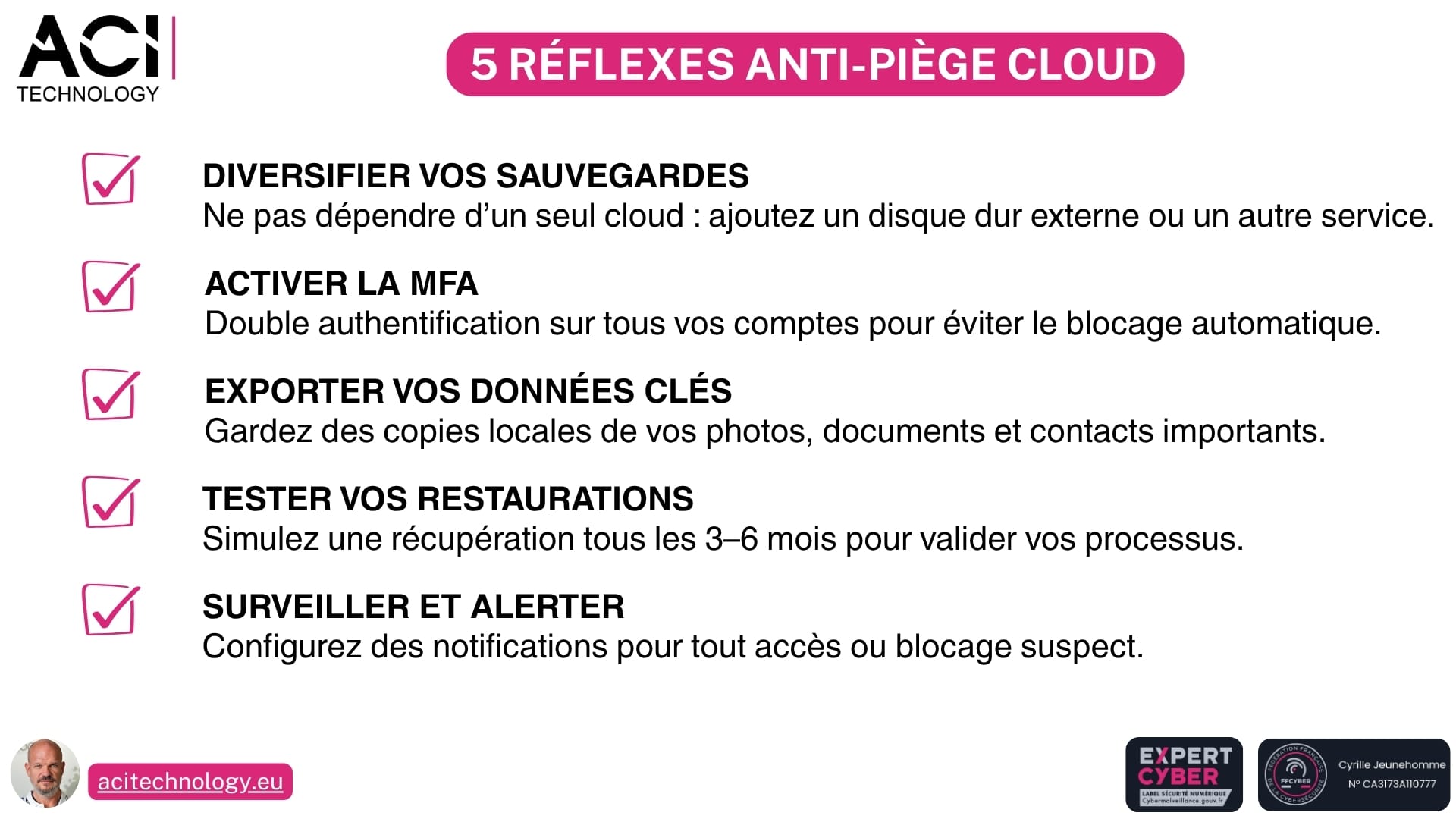 ACI Technology expert infogérance et maintenance informatique Paris - Microsoft bloque son compte du jour au lendemain : « 30 ans de photos et de travail disparus sans recours », l’enfer numérique de OneDrive