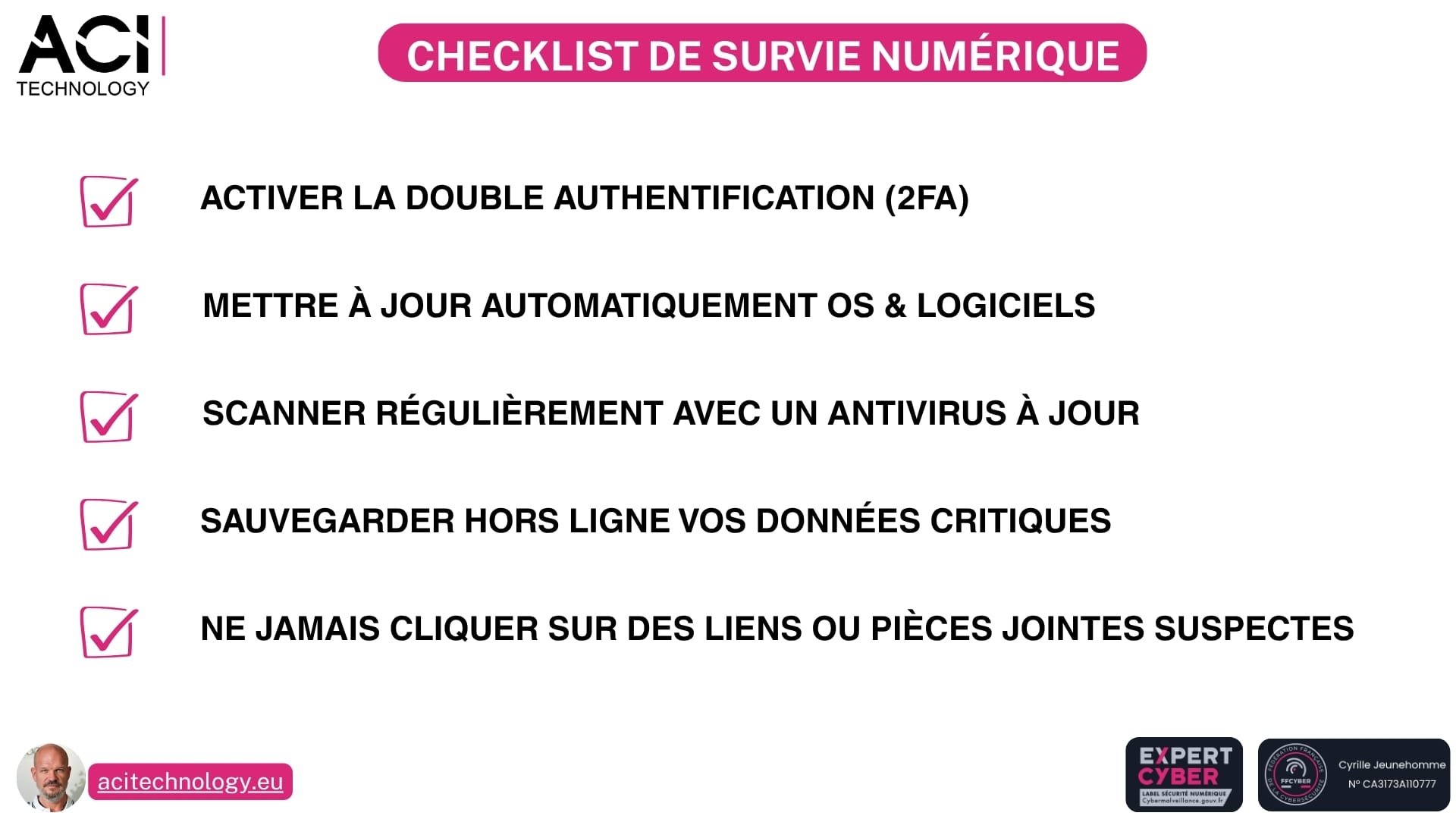 ACI Technology expert infogérance et maintenance informatique Paris - La majorité des internautes sont trop négligents face à la cybersécurité