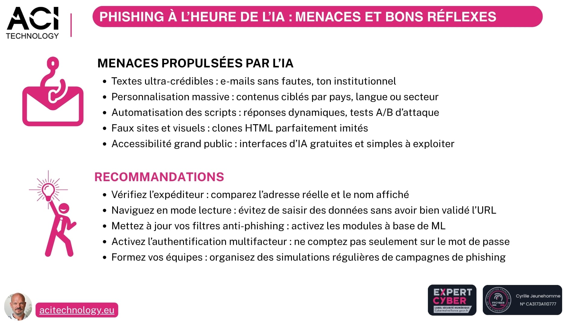 ACI Technology expert infogérance et maintenance informatique Paris - L’intelligence artificielle devient l’alliée inattendue des cybercriminels, voici comment elle leur simplifie la tâche