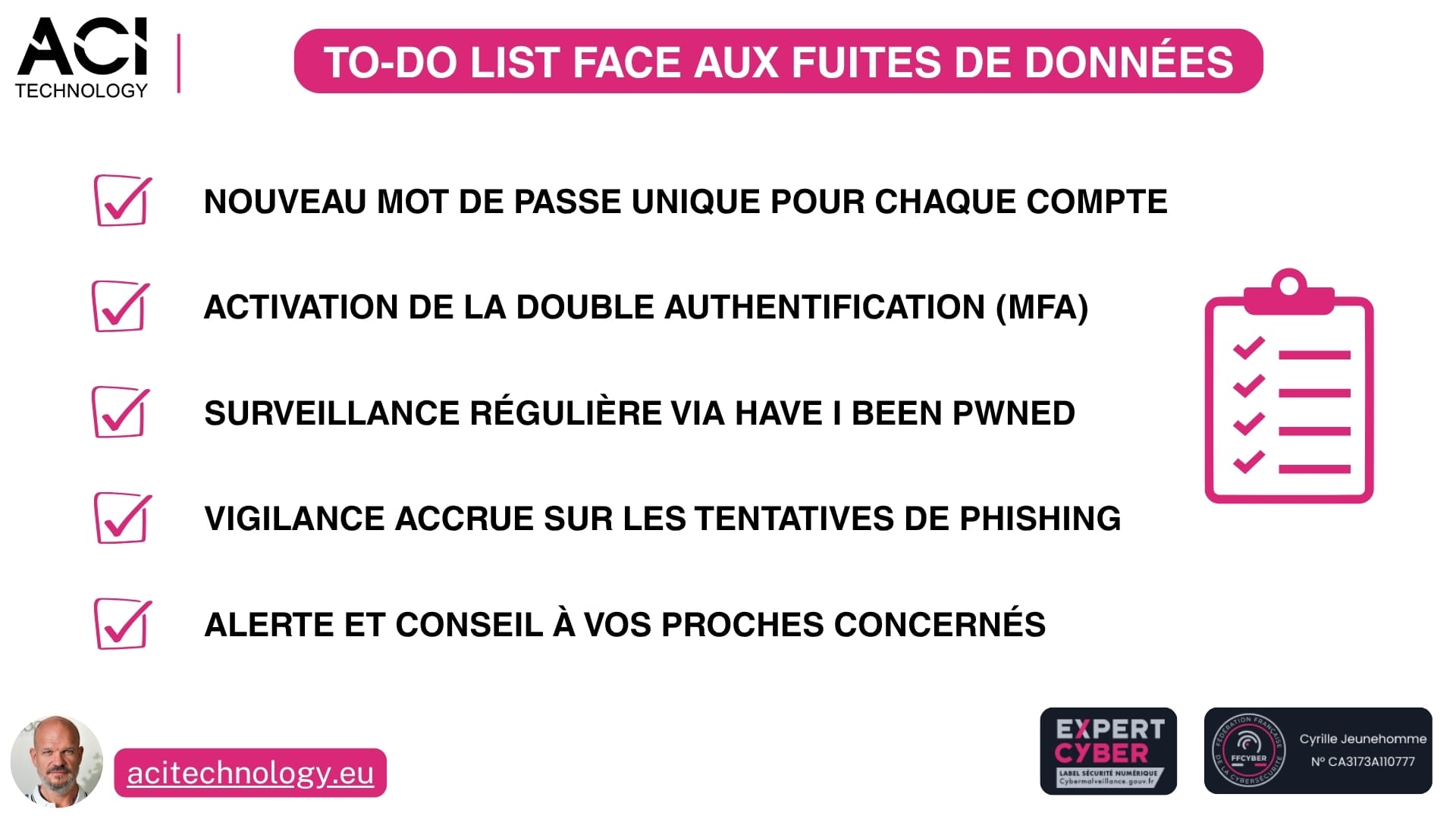 ACI Technology expert infogérance et maintenance informatique Paris - Vos données personnelles ont peut-être déjà fuité, voici comment le savoir