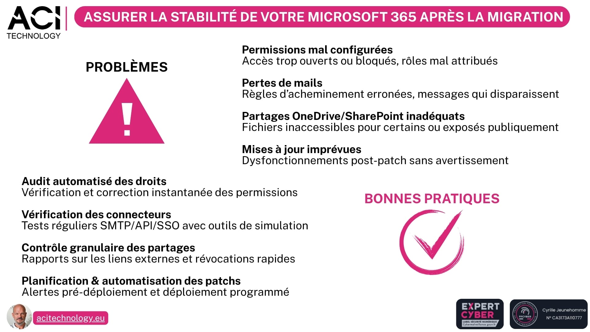 ACI Technology expert infogérance et maintenance informatique Paris - Votre migration vers Microsoft 365 semble parfaite Voici pourquoi vous pourriez vite déchanter