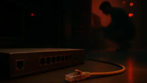 Switch réseau débranché – exemple d’erreur fréquente en infrastructure informatique