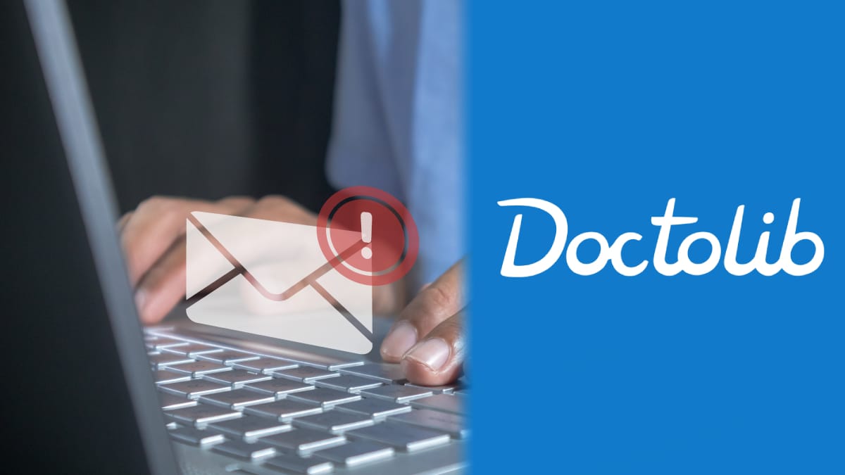 mail frauduleux de doctolib